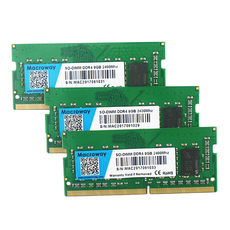 Wholesale DDR3 RAM DDR4 4GB 8GB 16GB DDR3L Memoria Laptop 1333 1600 2400 2666 2133 Rams 204pin Sodimm Memory Notebook