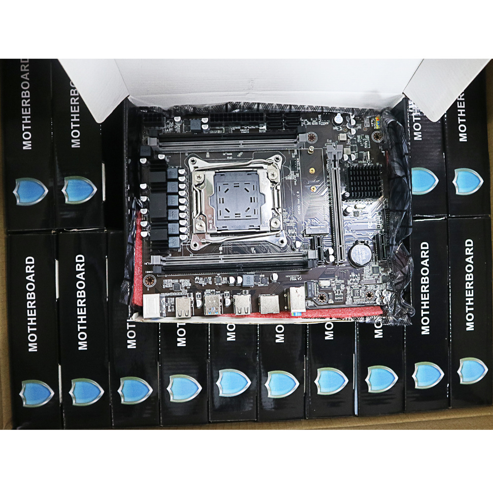 Hot Sale Combo New board For Intel X99 M-ATX Motherboard DDR4 2666MHz For Gaming Xeon E5 2630V3 2630V4 CPU