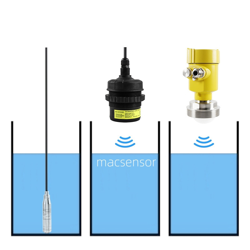 4-20ma 24vdc Underground Water Tank Sewage Hydrostatic Submersible Pressure Liquid Level Sensor Transmitter Indicator