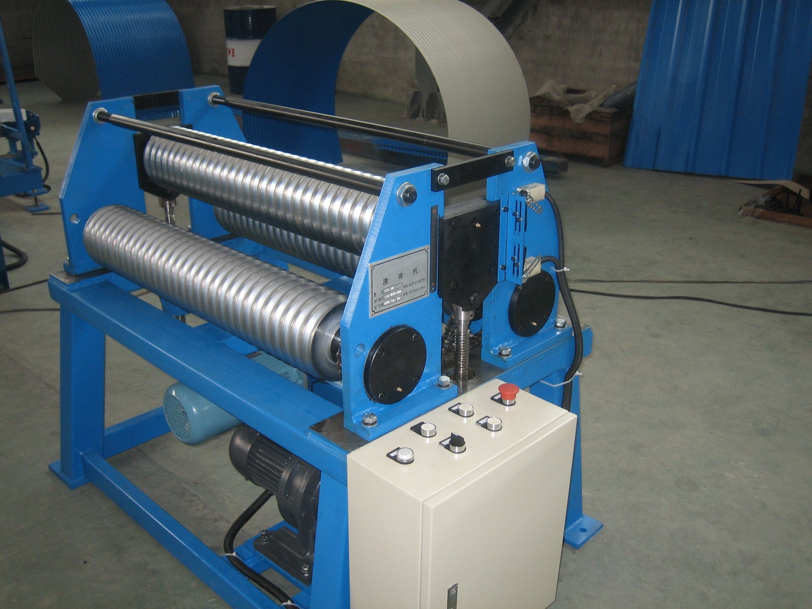 2021 roof sheet metal roll forming rolling curving machine China