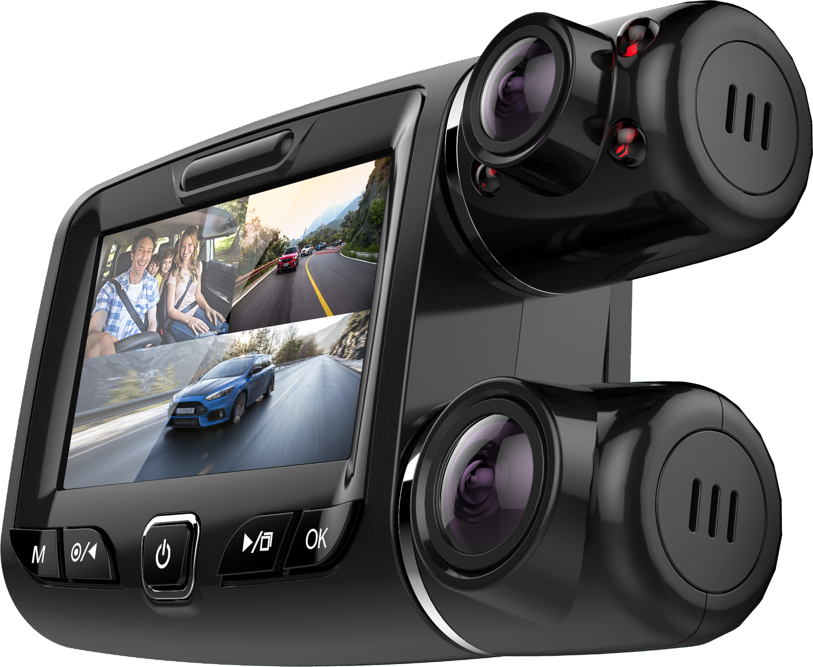 Car DVR Full HD 1080p Camera dashcam with external  GPS tracking and G-sensor  Driving recorder