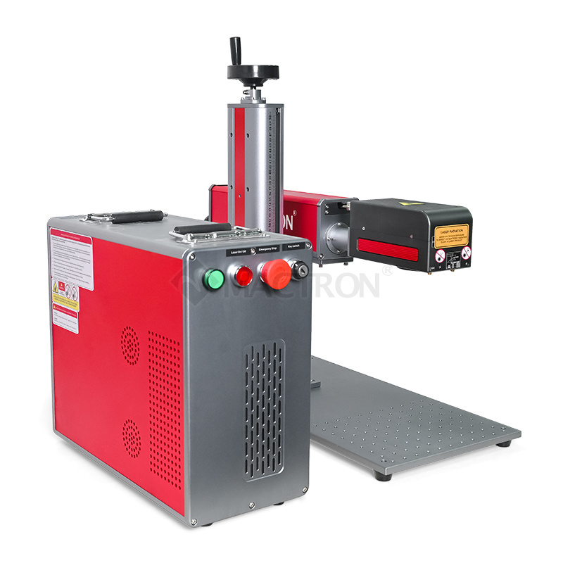 Portable Desktop Type 1064NM Focusing 3D Fiber Laser Marking Machine 50W Laser Engraving Machine