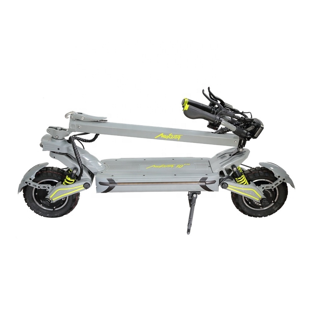 MUKUTA 10 Plus Dual Motor Off-Road Electric Scooter for Adults VSETT Foldable 10-Inch 60V IPX5 Waterproof Manufacturer Wholesale