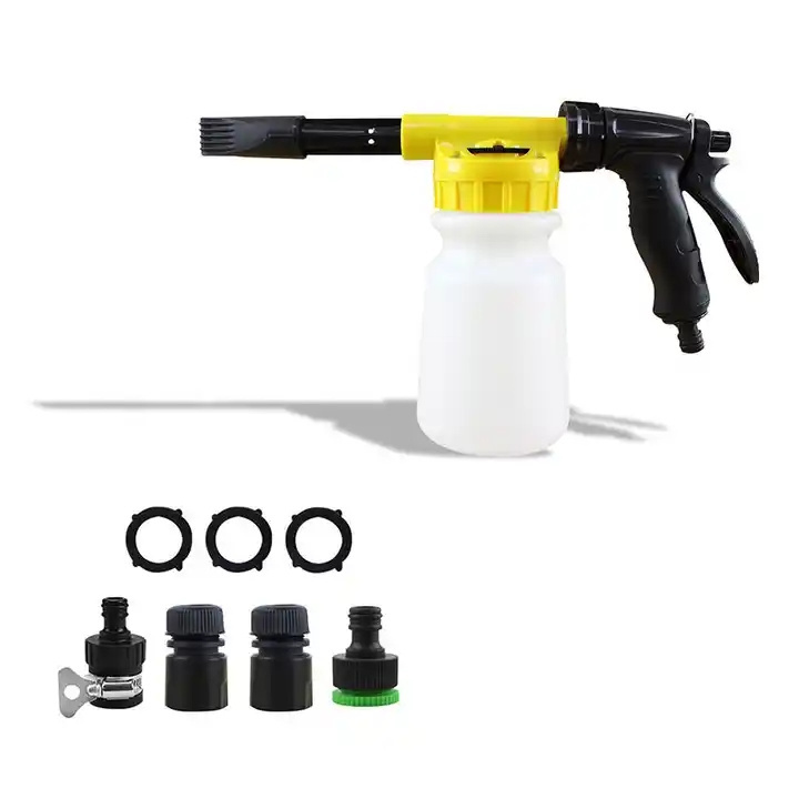 Car Wash Cleaning Tool Foam Gun Sprayer 4 Color Garden Hose Low Pressure Foam Washing Cleaner