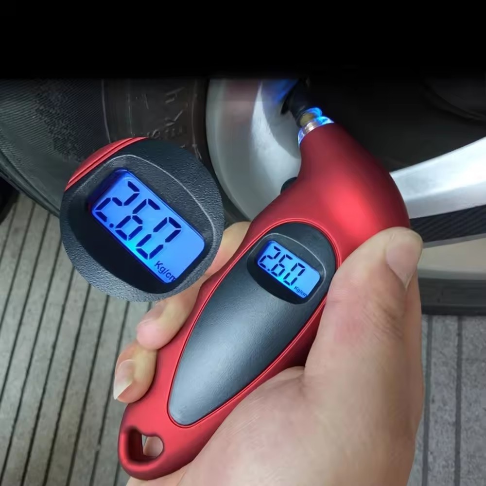 Hot sale 150 PSI 4 Settings Car Truck Digital Tire  Air Pressure Gauge with LCD display Auto Car Tire Pressure Digital Gauge