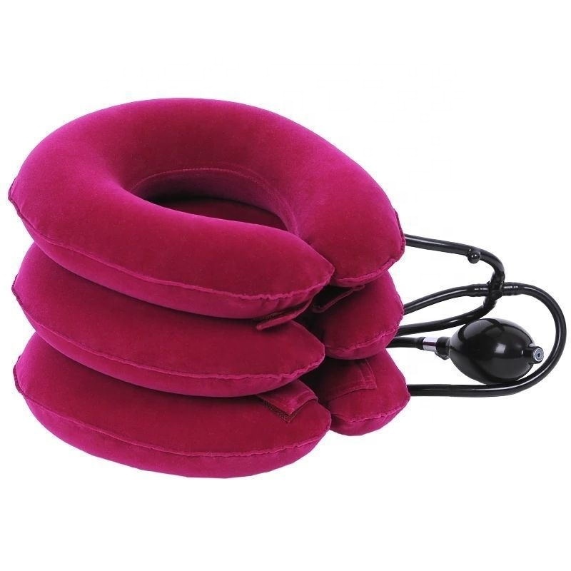 Neck Stretcher Inflatable Air Neck Traction Apparatus Device Soft Neck Cervical Collar Pillow Pain Stress Pain Relief Tractor