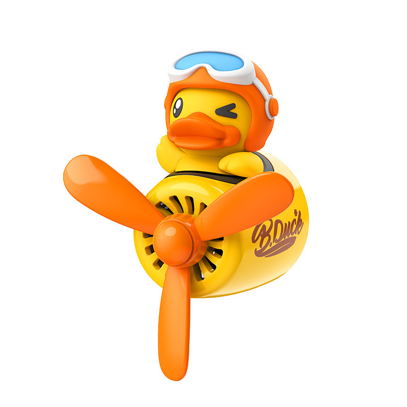 Wholesale car aromatherapy auto air freshener Car Air Fresheners  Pilot Yellow Duck Cute Car Diffuser