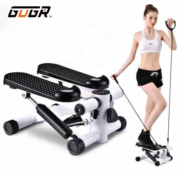 Aerobic Fitness Exercise Step Yoga Stair Elliptical Mini Twist Stepper  Walking Machine With Mini Stepper with Bands