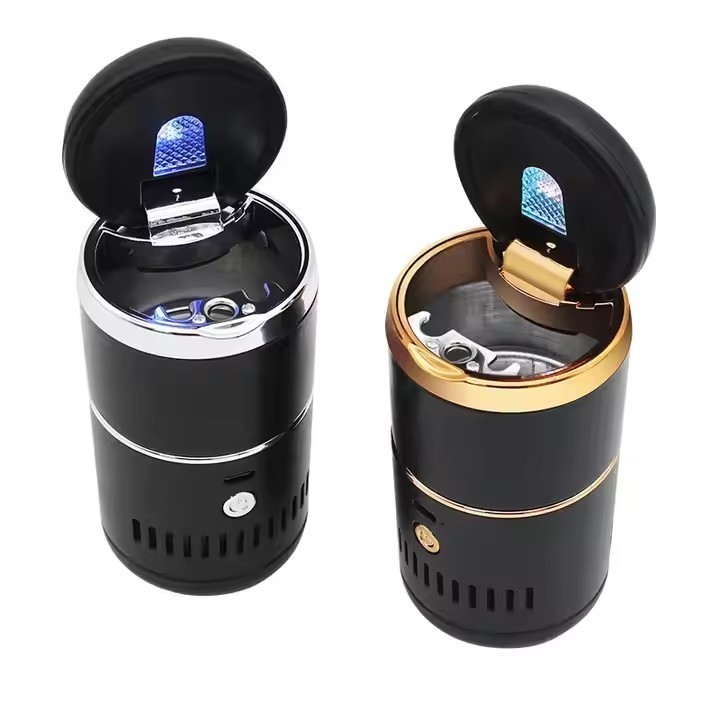 Hot Sale car accessories Mini wireless car vacuum cleaner  For car truck vehicle with cigarette ashtray LED rechargeable