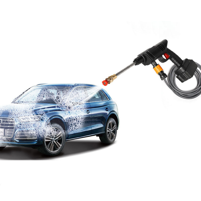 24V 6000mAh High Pressure Wireless Automatic Car Washing Machine High pressure Water Gun Car Washing Gun