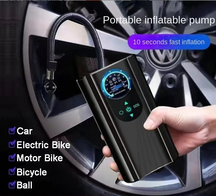 Portable Multi Function Bike Electric Pump Air Pump Battery 12V Cord Car Tyre Air Compressor Pump