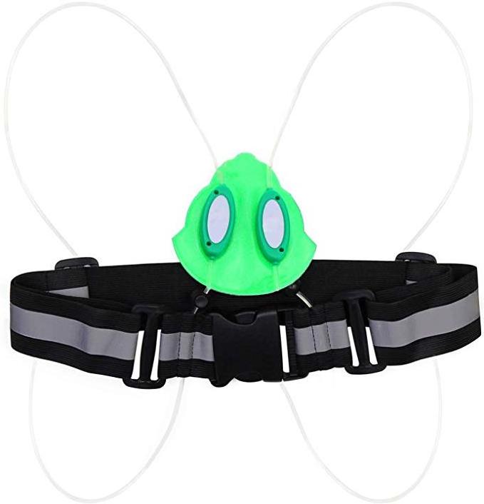 360 Degree Reflective Vest for Running or Cycling with Multicolored LED Fiber Vest