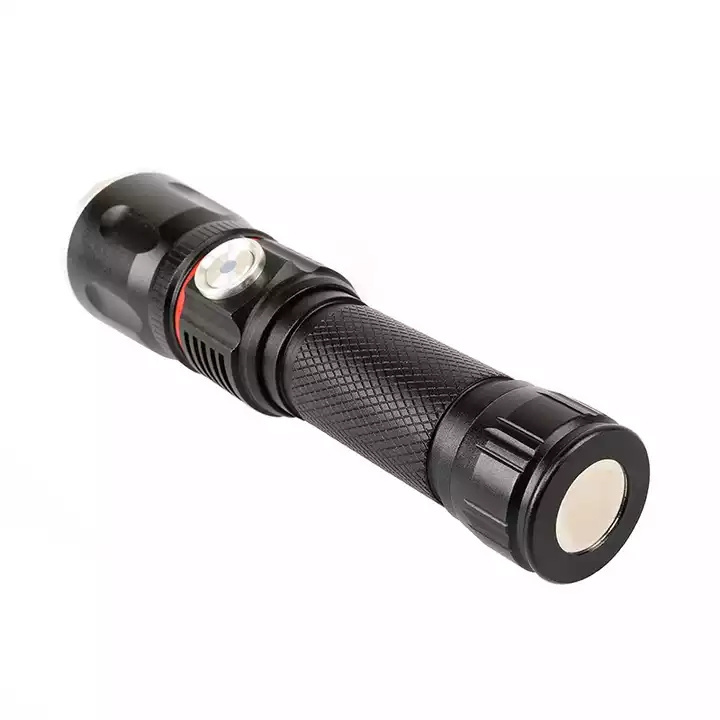 1200 Lumen Flashlight Hand LED Torch Flash Light Outdoor 1200 Lumen Waterproof Zoomable Flashlight