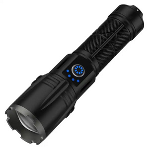 Super Powerful LED Flashlight LS180 Tactical Torch USB Rechargeable Waterproof Ultra Bright Lantern Camping Handheld Flash Light