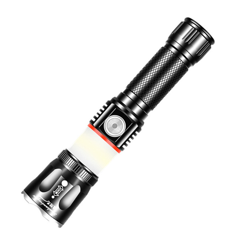 1200 Lumen Flashlight Hand LED Torch Flash Light Outdoor 1200 Lumen Waterproof Zoomable Flashlight