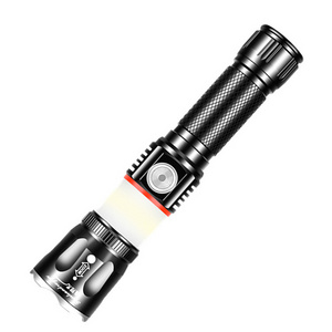 1200 Lumen Flashlight Hand LED Torch Flash Light Outdoor 1200 Lumen Waterproof Zoomable Flashlight