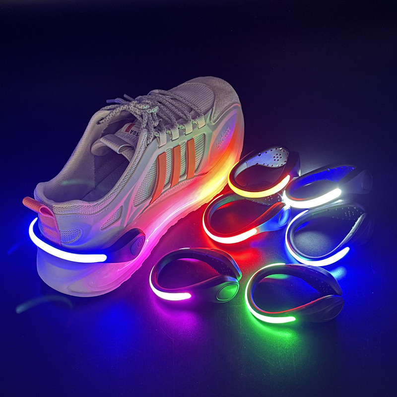 Luminous Safety Led Shoe Clip Light Waterproof Warning Sports Running Light Flashing LED Light Night