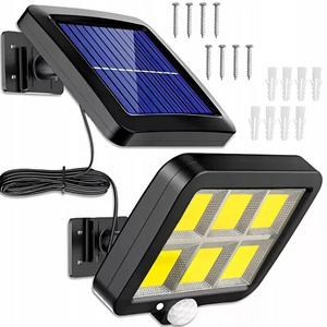 Outdoor Solar Split Wall Lamp Waterproof 120COB Garden Security Light Solar Street Lamp with Motion Sensor