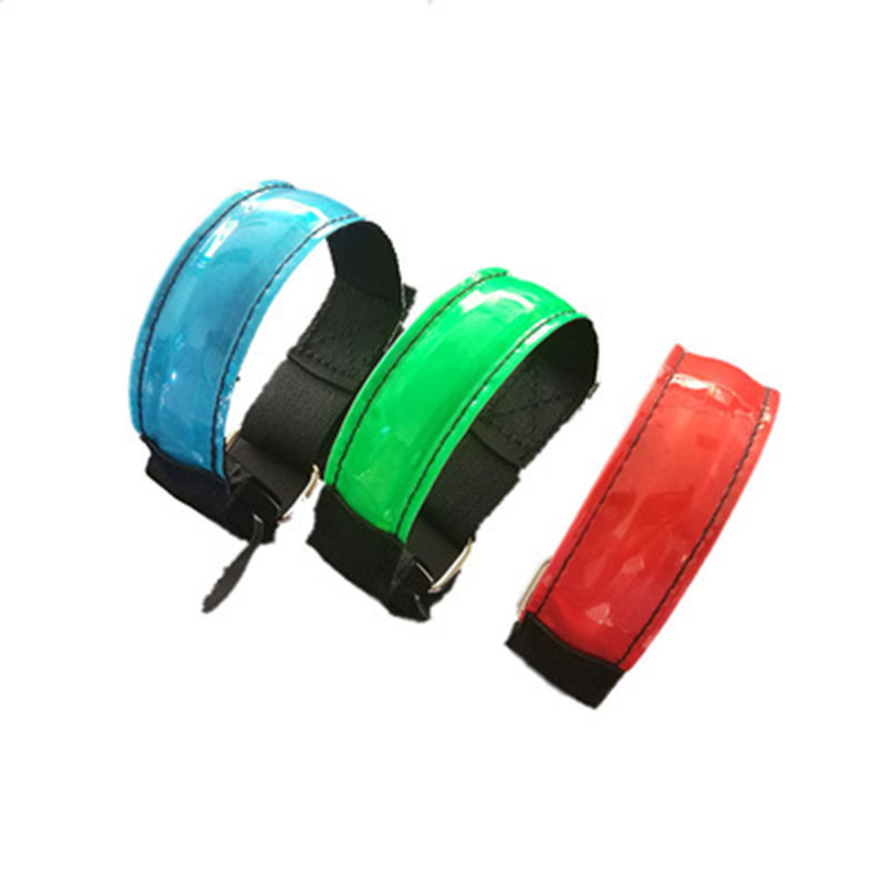 LED Running Arm Strap Light Rechargeable Reflective Leather Arm Strap LED Wrist Band LED Rechargeable Armband