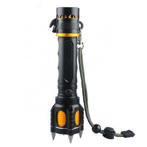 China Supplier Multi Car Charger Attack Self Defend 1000LM Led Flashlight with Alarm