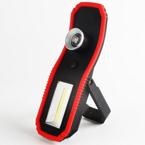 2019 New Promotional Magnet Car Flashlight LED COB Magnetic Base Work Light With Hook and Hanger