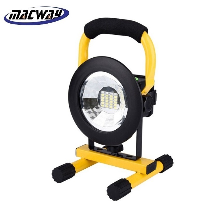 Portable Adjustable Inspection Rotation Rechargeable Cordless Handheld Folding 30W SMD Led Charging Floodlight