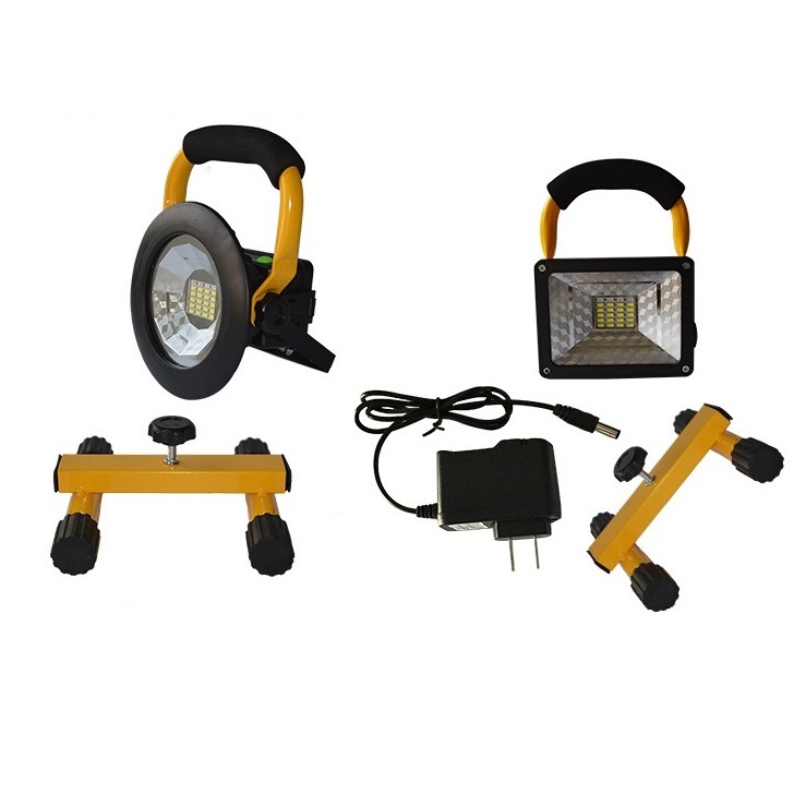 Portable Adjustable Inspection Rotation Rechargeable Cordless Handheld Folding 30W SMD Led Charging Floodlight