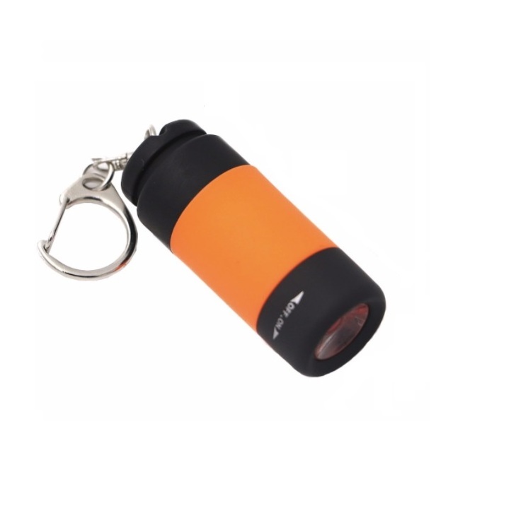 Factory Bulk Sale USB Charger Cheap Handheld Promotion Small Keychain Led Mini Flashlight