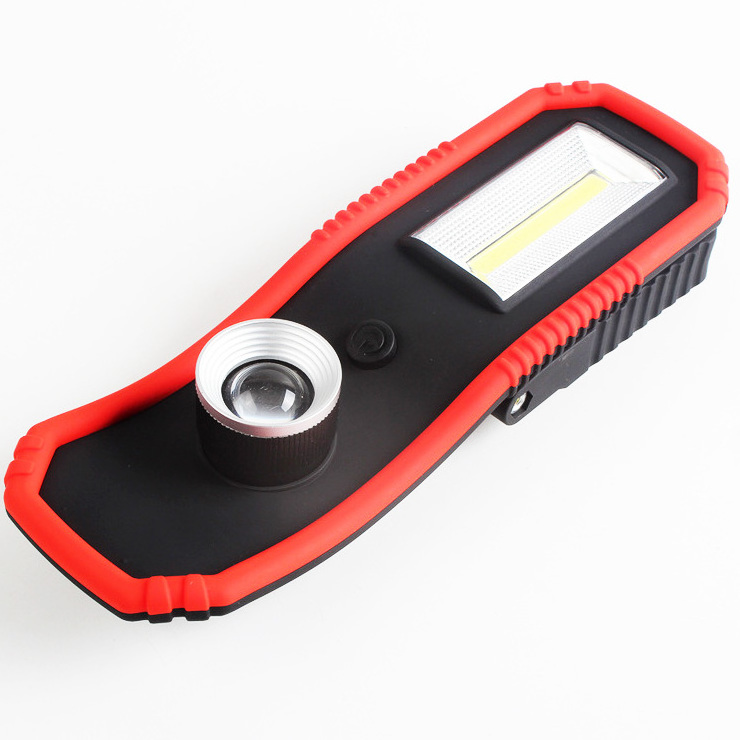 2019 New Promotional Magnet Car Flashlight LED COB Magnetic Base Work Light With Hook and Hanger