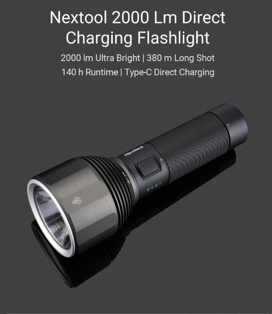 Outdoor Strong Light Flashlight Long-range Rechargeable Led Xenon Lamp Highlighting Hand-held Flashlight