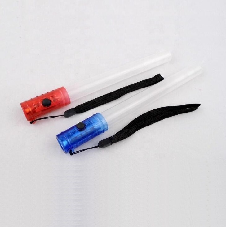 Multi Function Mini Color Change Whistle Camping Fishing LED Glow Light Luminous Stick Flashlight