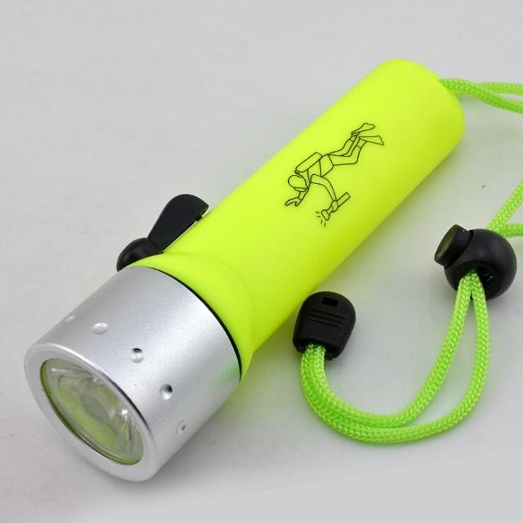 Supply ABS Material 4*AA Battery Operated Underwater High Power 5W XPG Q5 Led Diving Flashlight Torch