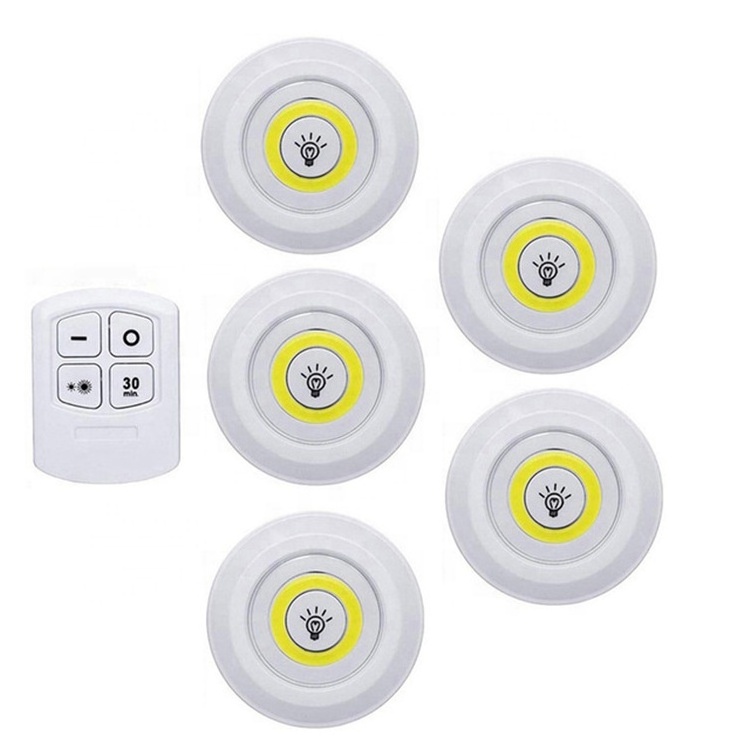 Hot Selling Indoor Star Puck Light Led Cabinet Light Wireless Closet Light with  Remote Control