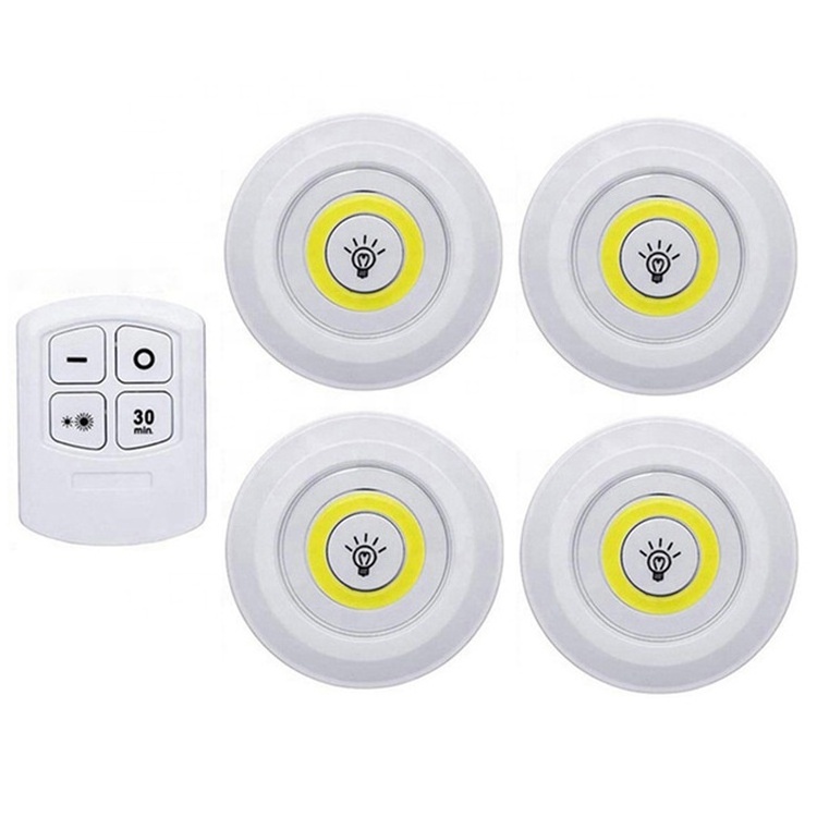 Hot Selling Indoor Star Puck Light Led Cabinet Light Wireless Closet Light with  Remote Control