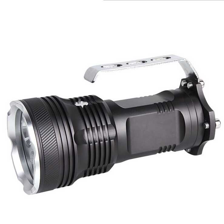 5000 Lumens Long Range Ultra Bright Heavy Duty Work Lamp Led T6 Torch Light Rechargeable Flashlight