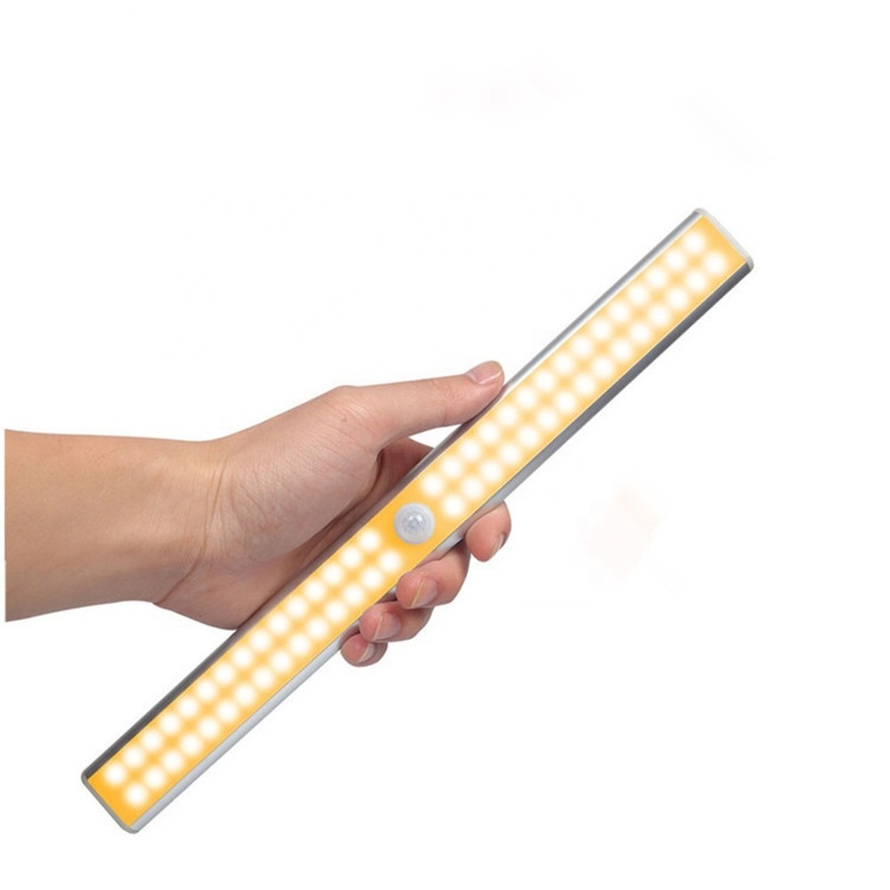 Wireless USB Charged 20 LED 24LED 30LED 40LED 60LED Motion USB Sensor Closet Lights with Magnetic Strip