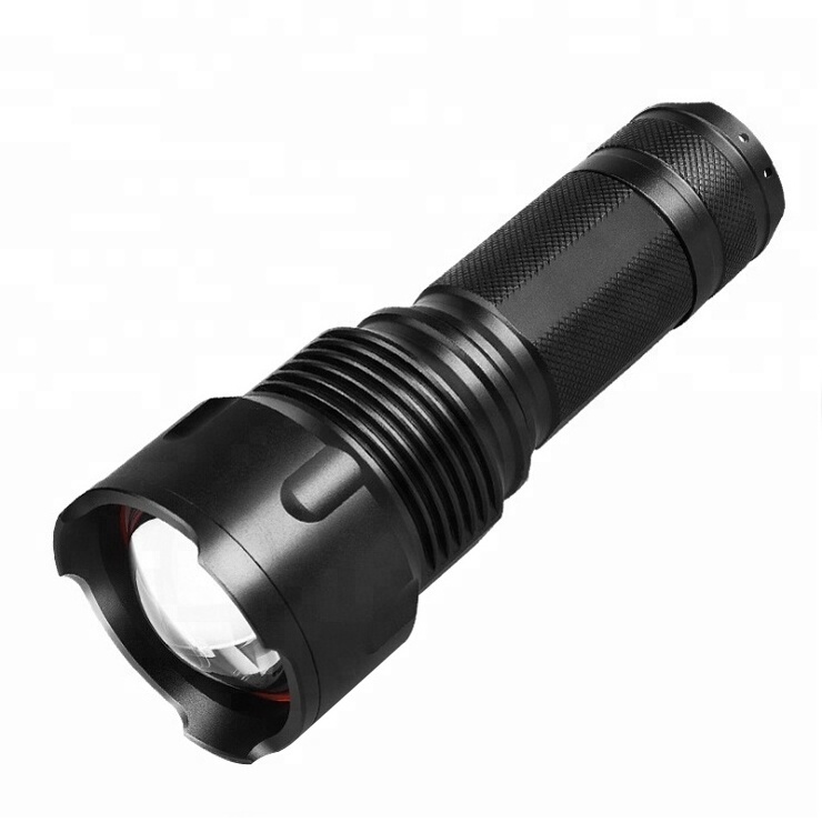 Long Range Distance Most Powerful Geepas Led Rechargeable Torch Light Heavy Duty Flashlight