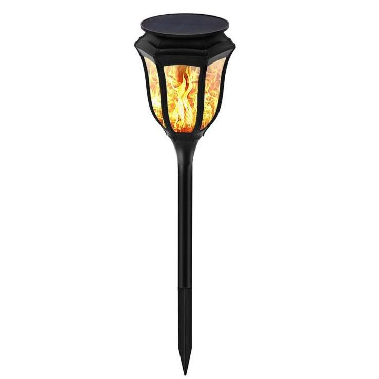 Waterproof Solar Power Flickering Flames Torches Lights Outdoor Landscape Decoration Lighting Dusk to Dawn Security Torch Light