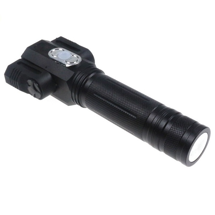 180 Degree Rotating T6 Torch Outdoor Portable Stand Light Hunting Fishing Magnet Flashlight