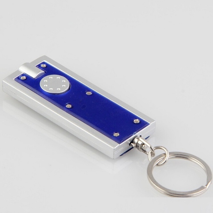 Customized Logo led Torch Keychain Light in Bulk, Promotional Mini led Keychain Flashlight