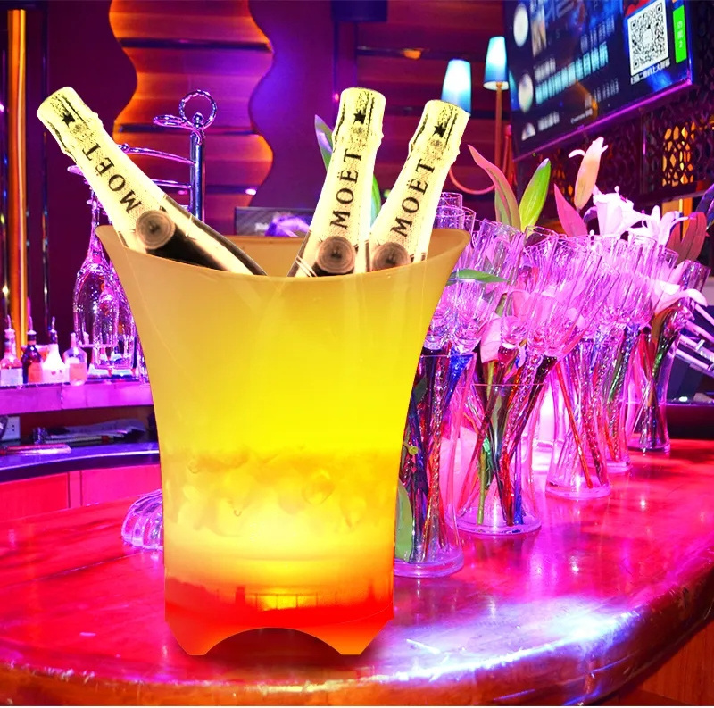 Customized Ktv Bar Tool Hotels Club Server Nightclub Ice Bucket with Wireless Speaker