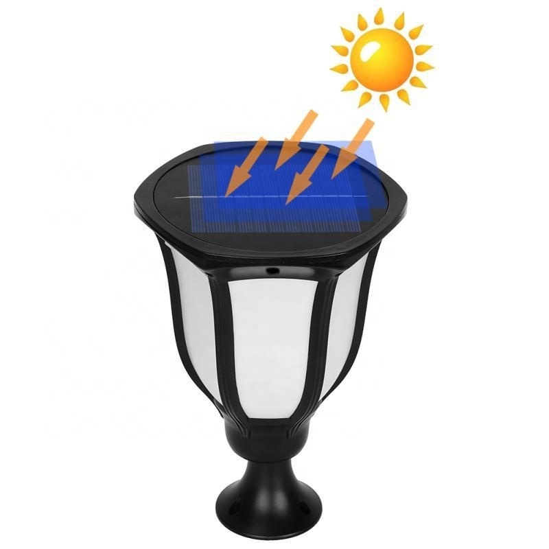 Outdoor Garden Landscape Waterproof  Solar Garden lamp Flickering Flames Led Torch