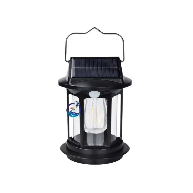 Stepless Wholesale Dimming Hanging Rechargeable Battery Powered Solar Lanterns Outdoor Camping Waterproof Lamp