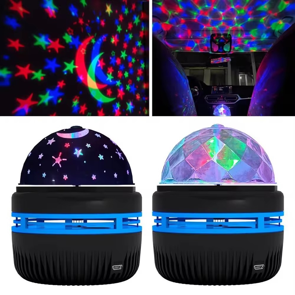 Multifunction Starry Sky Light  Rotating LED Laser Star Projector Night Light Remote Control Water Ripple Projection Light