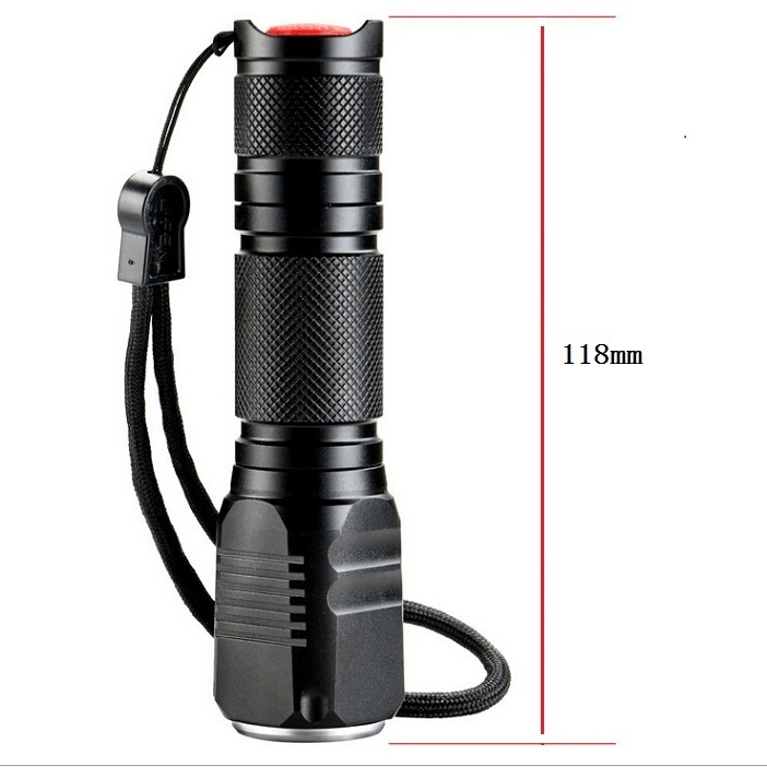 Aluminum  Emergency Pocket Mini High Power Rechargeable Mini Tactical led Torch Flashlight