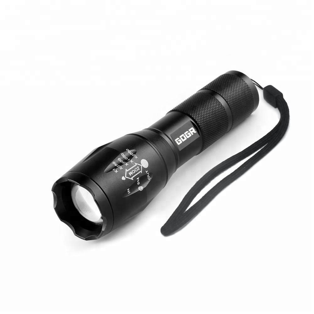 Hot Sell Cheap G700 Rechargeable Waterproof Tactical LED Torch Flashlight With 3*AAA Batteries