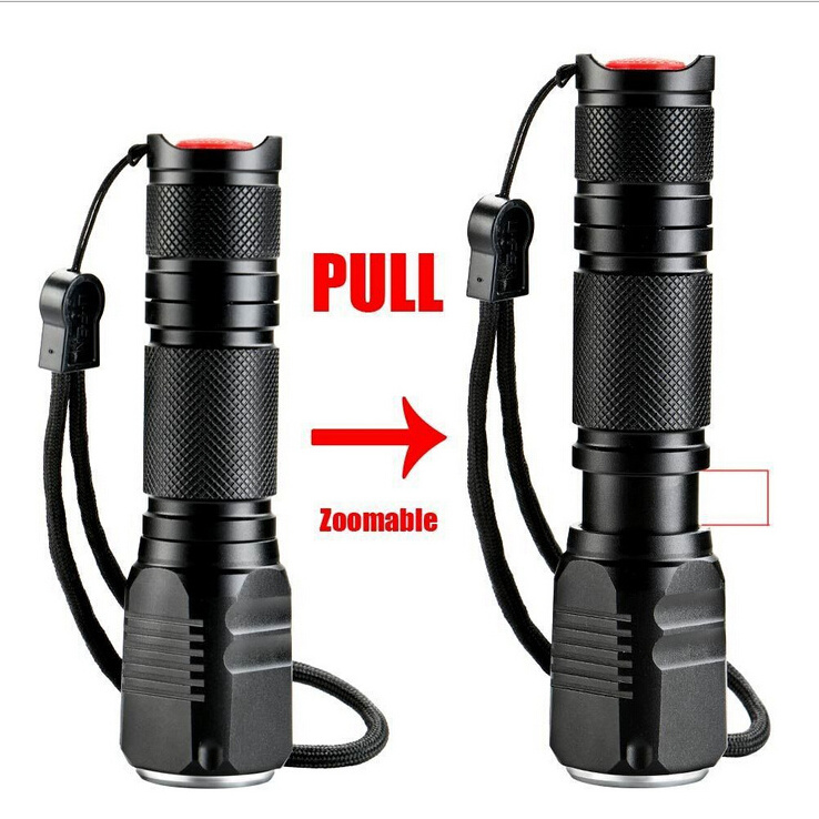 Aluminum  Emergency Pocket Mini High Power Rechargeable Mini Tactical led Torch Flashlight