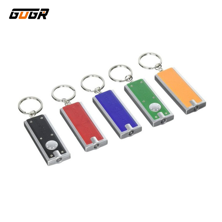 Customized Logo led Torch Keychain Light in Bulk, Promotional Mini led Keychain Flashlight