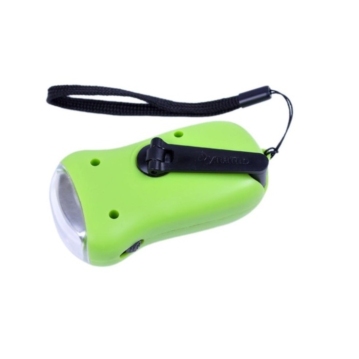 Outdoor Sports Camp Light 3 LED Hand Crank Dynamo Solar Powered Flashlight Torch