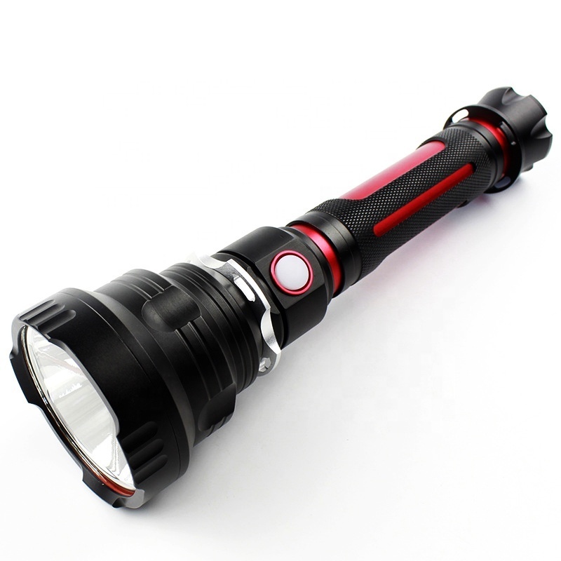 New Style Super Bright 3000 Lumen T40 LED Flashlights Water Resistant Torch USB Rechargeable Flashlight